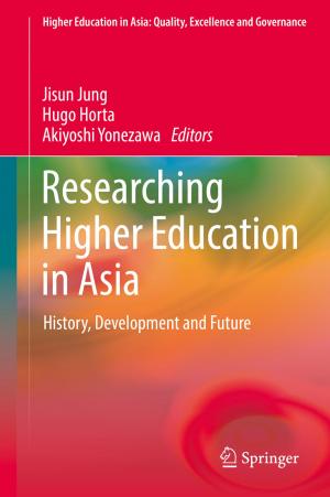 Cover of the book Researching Higher Education in Asia by Yanrong Zhang