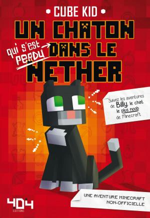 Book cover of Un chaton (qui s'est perdu) dans le Nether - Tome 1