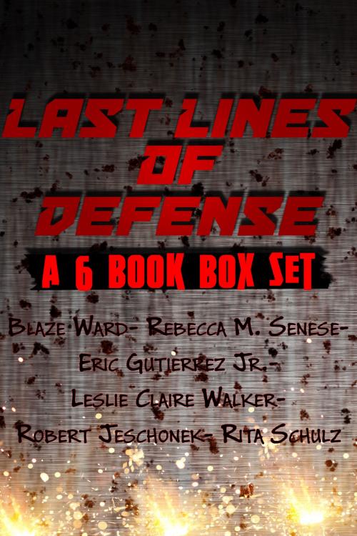 Cover of the book Last Lines Of Defense by Blaze Ward, Rebecca M. Senese, Eric Gutierrez Jr., Leslie Claire Walker, Robert Jeschonek, Rita Schulz, Kydala Publishing, Inc.