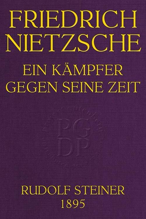 Cover of the book Friedrich Nietzsche by Rudolf Steiner, CrossReach Publications