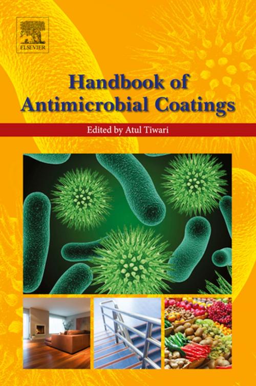 Cover of the book Handbook of Antimicrobial Coatings by Atul Tiwari, Ph.D., Elsevier Science