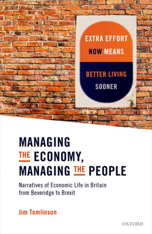 Cover of the book Managing the Economy, Managing the People by Jim Tomlinson, OUP Oxford