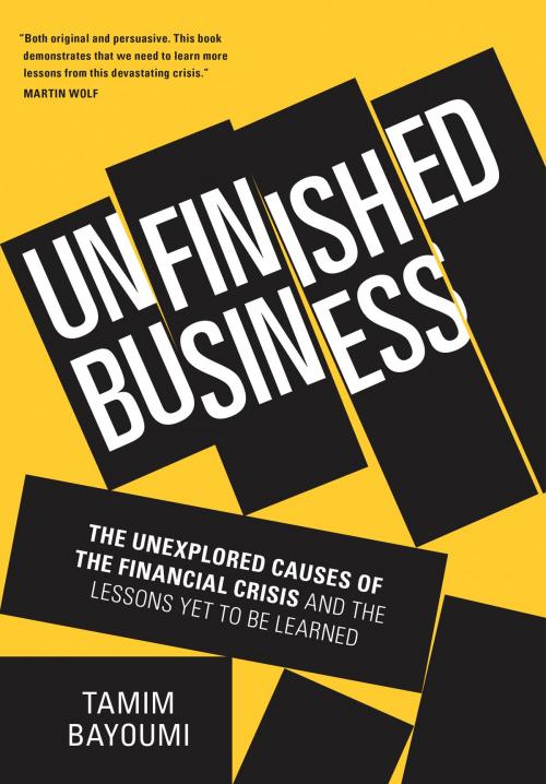 Cover of the book Unfinished Business by Tamim Bayoumi, Yale University Press
