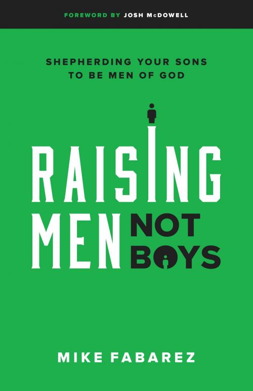 Cover of the book Raising Men, Not Boys by Mike Fabarez, Moody Publishers