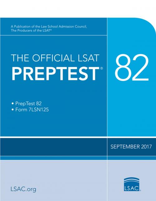 Cover of the book The Official LSAT PrepTest 82 by Law School Admission Council, Law School Admission Council
