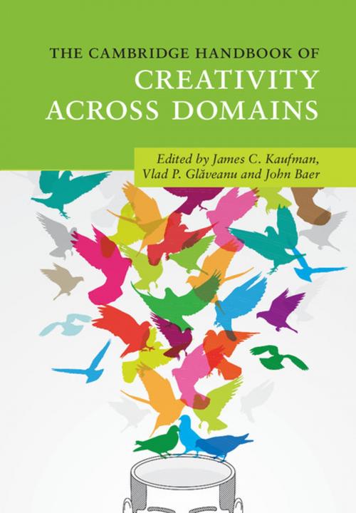 Cover of the book The Cambridge Handbook of Creativity across Domains by , Cambridge University Press