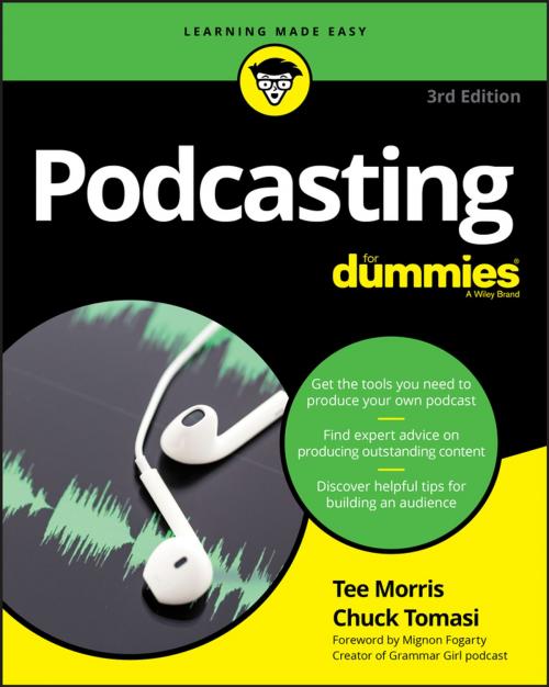 Cover of the book Podcasting For Dummies by Tee Morris, Chuck Tomasi, Wiley
