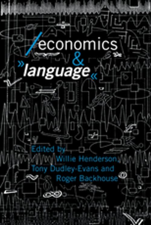 Cover of the book Economics and Language by William Henderson, Taylor and Francis