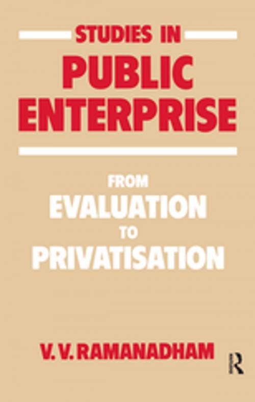 Cover of the book Studies in Public Enterprise by V.  V. Ramanadham, Taylor and Francis