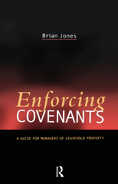 Cover of the book Enforcing Covenants by Brian Jones, CRC Press