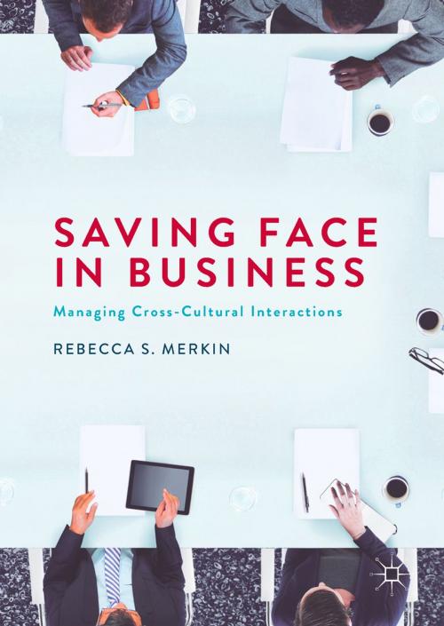 Cover of the book Saving Face in Business by Rebecca S. Merkin, Palgrave Macmillan US