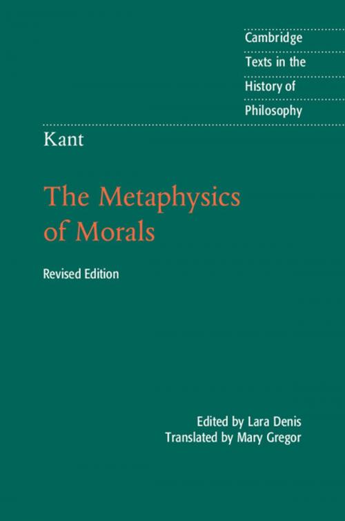 Cover of the book Kant: The Metaphysics of Morals by Immanuel Kant, Cambridge University Press