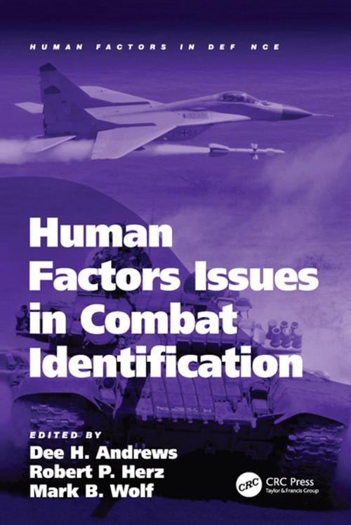 Cover of the book Human Factors Issues in Combat Identification by , CRC Press