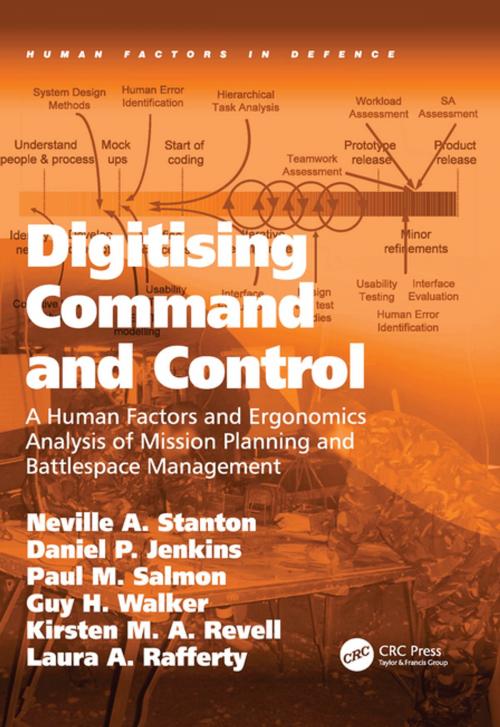 Cover of the book Digitising Command and Control by Neville A. Stanton, Daniel P. Jenkins, Paul M. Salmon, Guy H. Walker, Kirsten M. A. Revell, Laura A. Rafferty, CRC Press