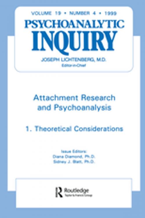 Cover of the book Attachment Research and Psychoanalysis by , Taylor and Francis