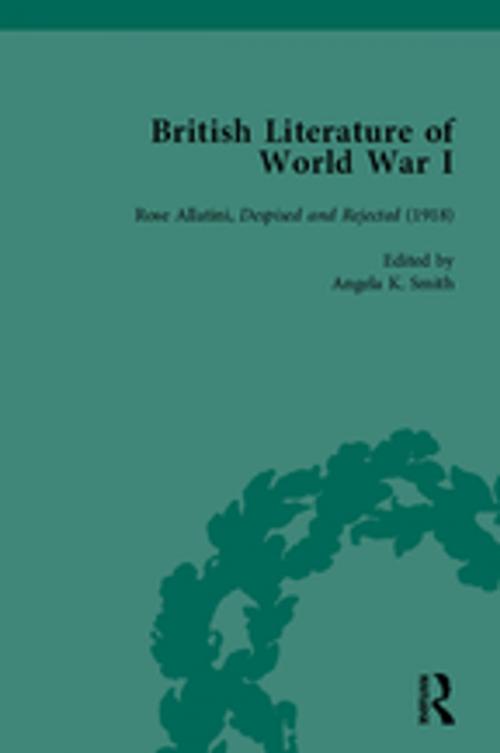Cover of the book British Literature of World War I, Volume 4 by Angela K Smith, Jane Potter, Trudi Tate, Andrew Maunder, Taylor and Francis