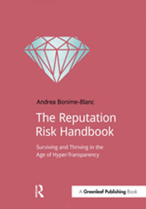 Cover of the book The Reputation Risk Handbook by Andrea Bonime-Blanc, Taylor and Francis