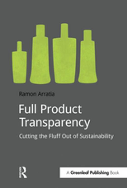 Cover of the book Full Product Transparency by Ramon Arratia, Taylor and Francis