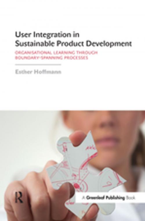 Cover of the book User Integration in Sustainable Product Development by Esther Hoffmann, Taylor and Francis