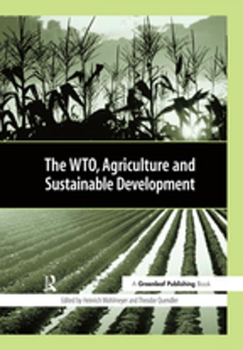 Cover of the book The WTO, Agriculture and Sustainable Development by , Taylor and Francis