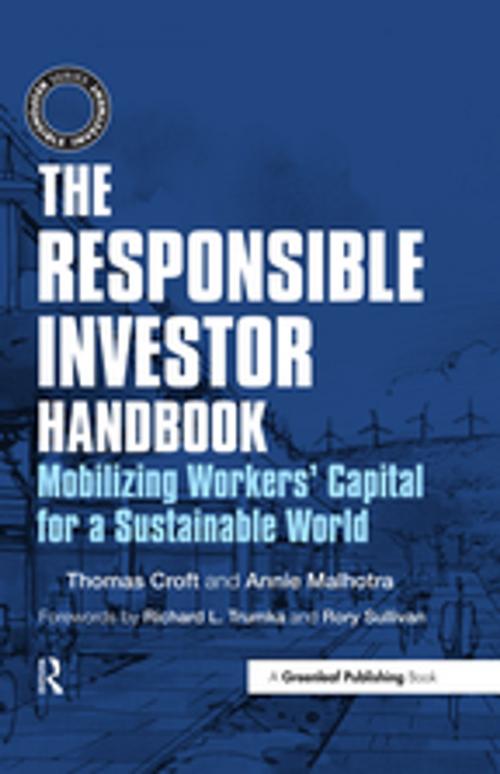 Cover of the book The Responsible Investor Handbook by Thomas Croft, Annie Malhotra, Taylor and Francis