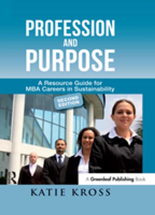 Cover of the book Profession and Purpose by Katie Kross, Taylor and Francis