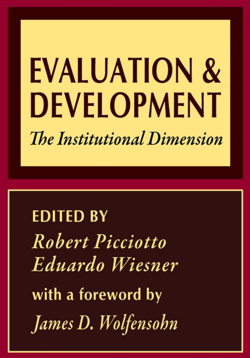 Cover of the book Evaluation and Development by Eduardo Wiesner, Taylor and Francis