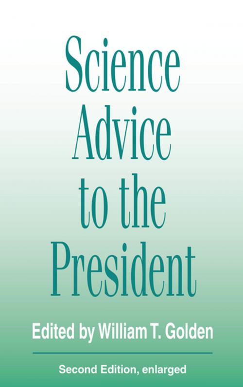 Cover of the book Science Advice to the President by Jack Werber, Taylor and Francis