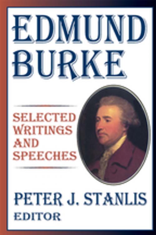 Cover of the book Edmund Burke by Peter Stanlis, Taylor and Francis