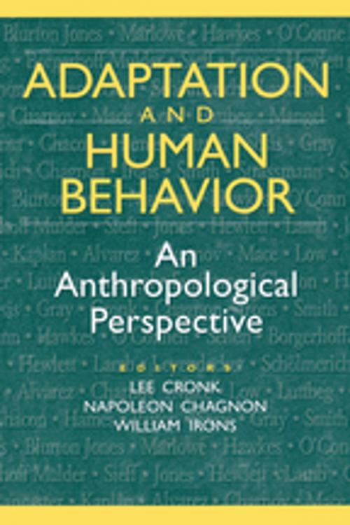 Cover of the book Adaptation and Human Behavior by Napoleon Chagnon, Taylor and Francis
