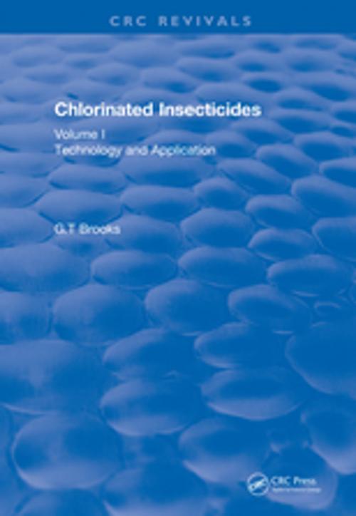 Cover of the book Chlorinated Insecticides by G.T Brooks, CRC Press