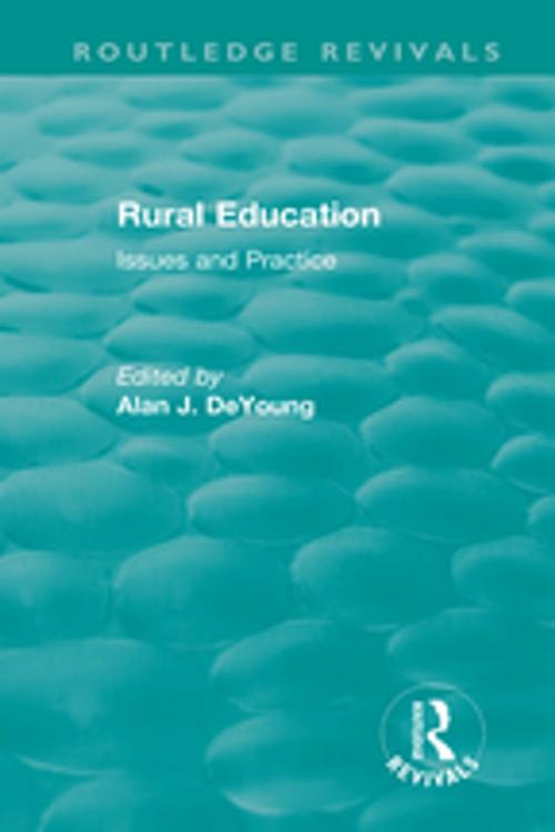 Cover of the book Rural Education (1991) by , Taylor and Francis