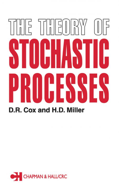 Cover of the book The Theory of Stochastic Processes by D.R. Cox, CRC Press