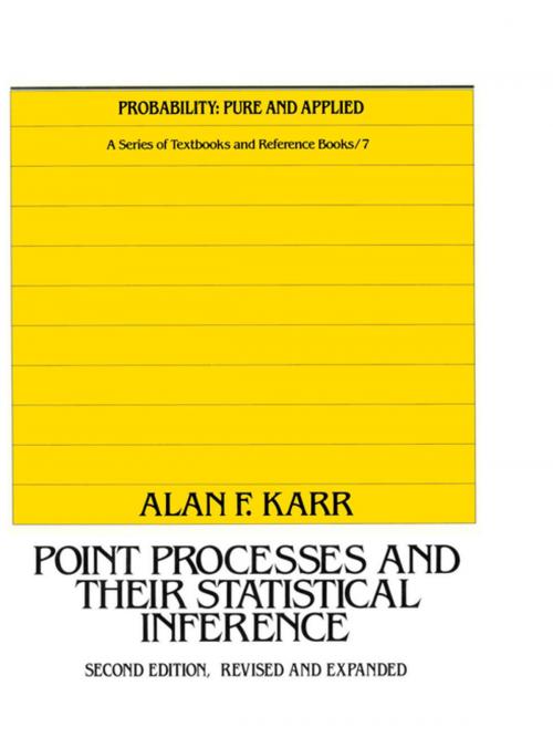 Cover of the book Point Processes and Their Statistical Inference by Alan Karr, CRC Press