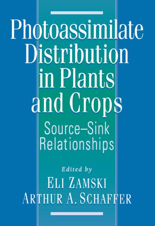 Cover of the book Photoassimilate Distribution Plants and Crops Source-Sink Relationships by Zamski, CRC Press