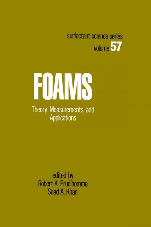 Cover of the book Foams by RobertK. Prud'homme, CRC Press