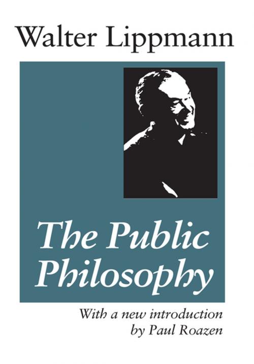 Cover of the book The Public Philosophy by Hans Eysenck, Taylor and Francis