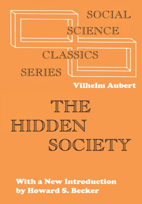 Cover of the book The Hidden Society by J. E. Meade, Taylor and Francis