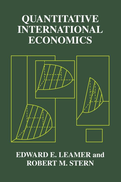 Cover of the book Quantitative International Economics by Edward E. Leamer, Robert M. Stern, Taylor and Francis