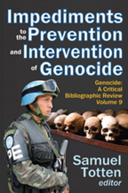 Cover of the book Impediments to the Prevention and Intervention of Genocide by Samuel Totten, Taylor and Francis
