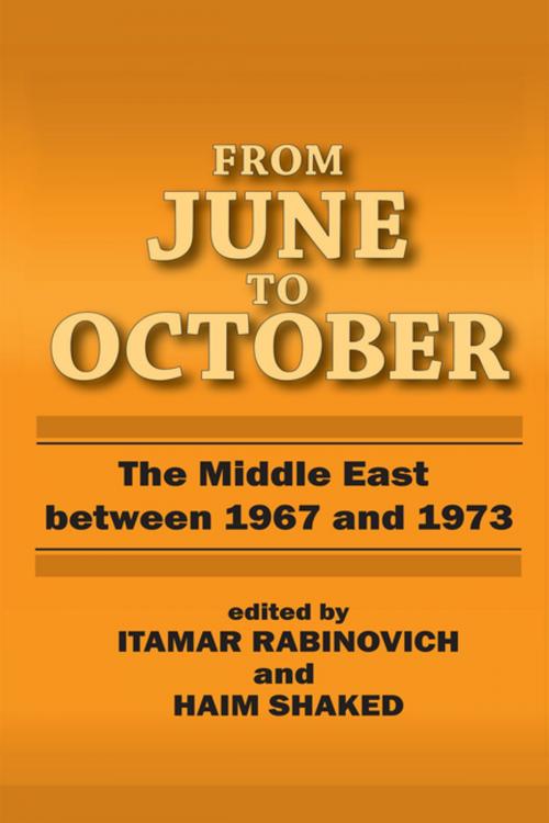 Cover of the book From June to October by Itamar Rabinovich, Taylor and Francis