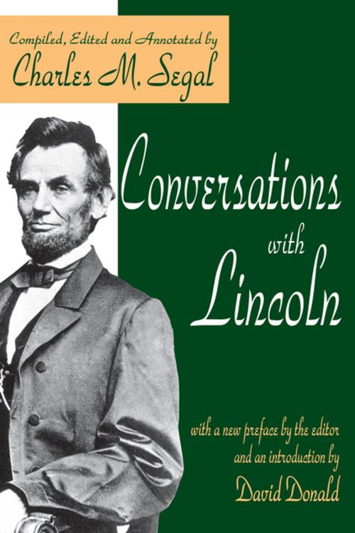 Cover of the book Conversations with Lincoln by Charles Segal, Taylor and Francis