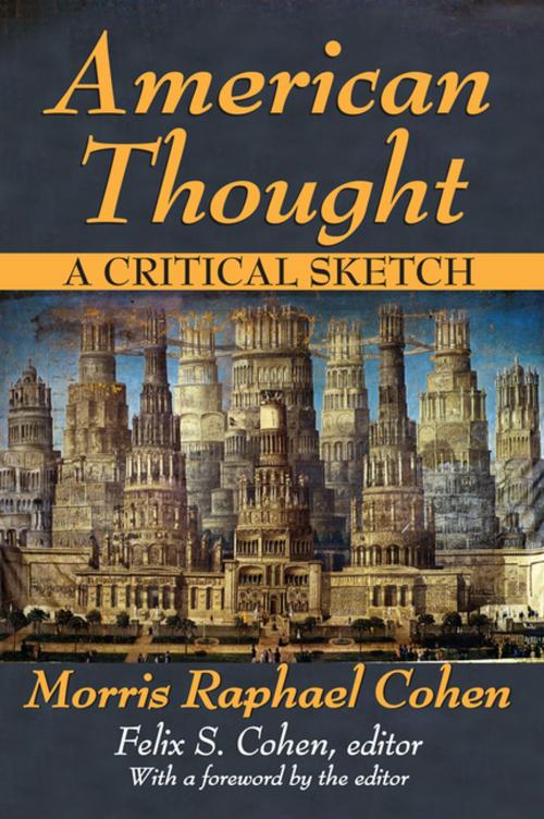Cover of the book American Thought by Morris Cohen, Taylor and Francis