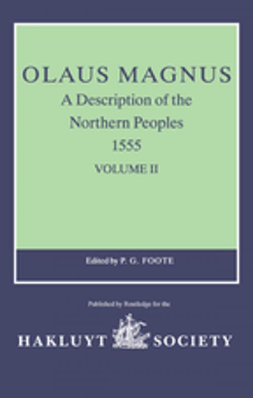 Cover of the book Olaus Magnus, A Description of the Northern Peoples, 1555 by , Taylor and Francis