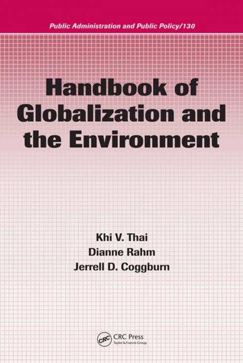 Cover of the book Handbook of Globalization and the Environment by , Taylor and Francis