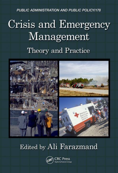 Cover of the book Crisis and Emergency Management by Ali Farazmand, Taylor and Francis