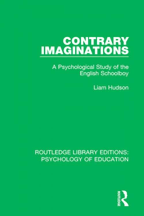 Cover of the book Contrary Imaginations by Liam Hudson, Taylor and Francis
