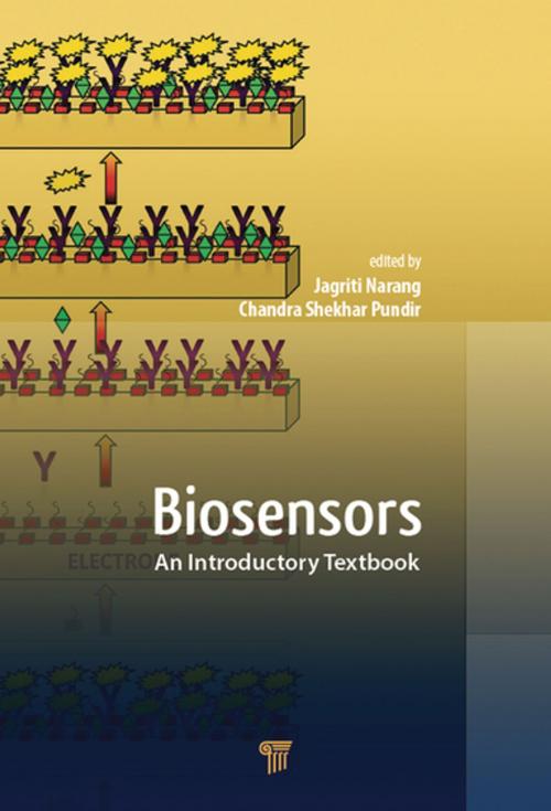 Cover of the book Biosensors by Jagriti Narang, C.S. Pundir, Jenny Stanford Publishing