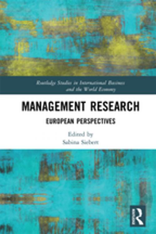 Cover of the book Management Research by , Taylor and Francis
