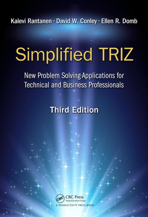 Cover of the book Simplified TRIZ by Kalevi Rantanen, David W. Conley, Ellen R. Domb, Taylor and Francis